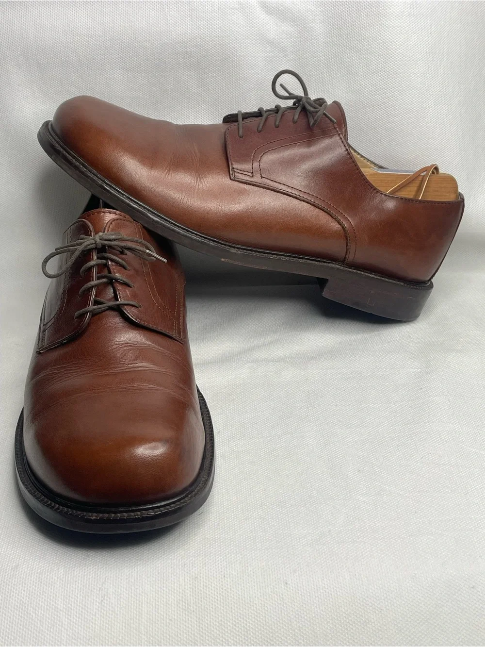 Footprints by Birkenstock Brown Leather Oxfords Size 44 Men Size US 11 / 11.5